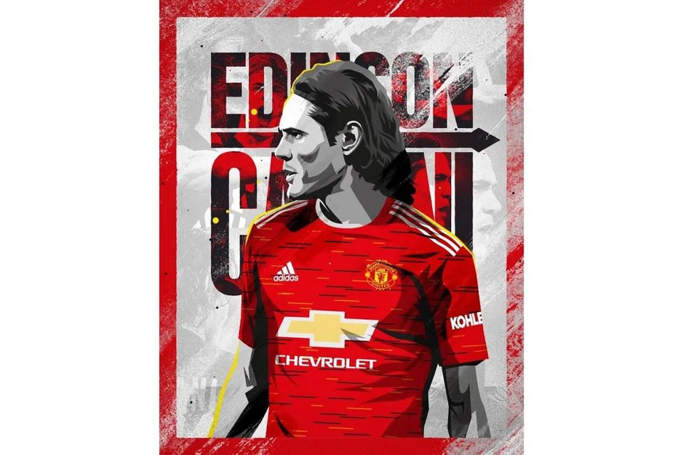 PENYERANG BERBISA: Edinson Cavani, 33 tahun, menandatangani kontrak satu tahun bersama Manchester United dengan pilihan bagi satu lagi musim. Pemain Uruguay ini menjaringkan 200 gol sepanjang tujuh musim di PSG, menjadikan beliau penjaring gol terbanyak sepanjang masa kelab itu. - Foto MANCHESTER UNITED INSTAGRAM 