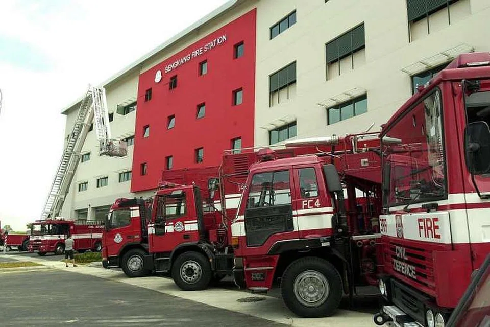 Gambar fail Balai Bomba Sengkang.