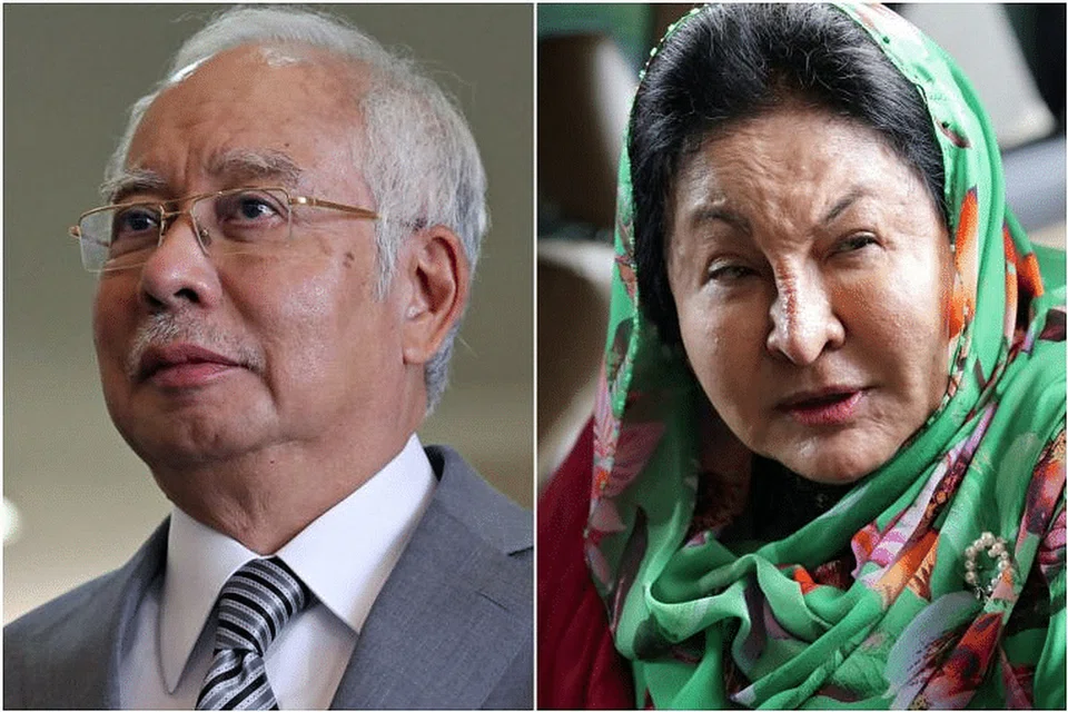 Bekas Perdana Menteri Malaysia Najib Razak dan isterinya, Rosmah Mansor bakal membuat penampilan dalam satu episod siri dokumentari Netflix, Dirty Money. - Foto REUTERS