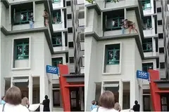Sebuah video, yang tular  pada 20 Oktober,  menunjukkan seorang budak lelaki berusia tiga tahun berdiri di pinggir tembok di luar tingkap sebuah flat.
