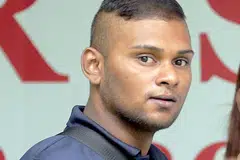 PERAS UGUT: Naveenthiran Thevathas memeras $2,000 dari seorang remaja selepas menjumpai rakaman video remaja itu melakukan hubungan seks dengan seorang budak perempuan di tandas. - Foto BH oleh WONG KWAI CHOW