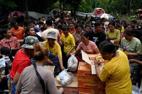 Oddar Meanchey, Kemboja, thailand, sempadan
