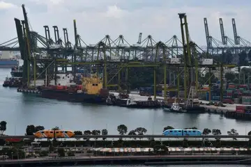 DILARANG RAKAM: Terminal Brani ialah pelabuhan komersial yang ditetapkan sebagai tempat yang dilindungi di bawah undang-undang Singapura. 