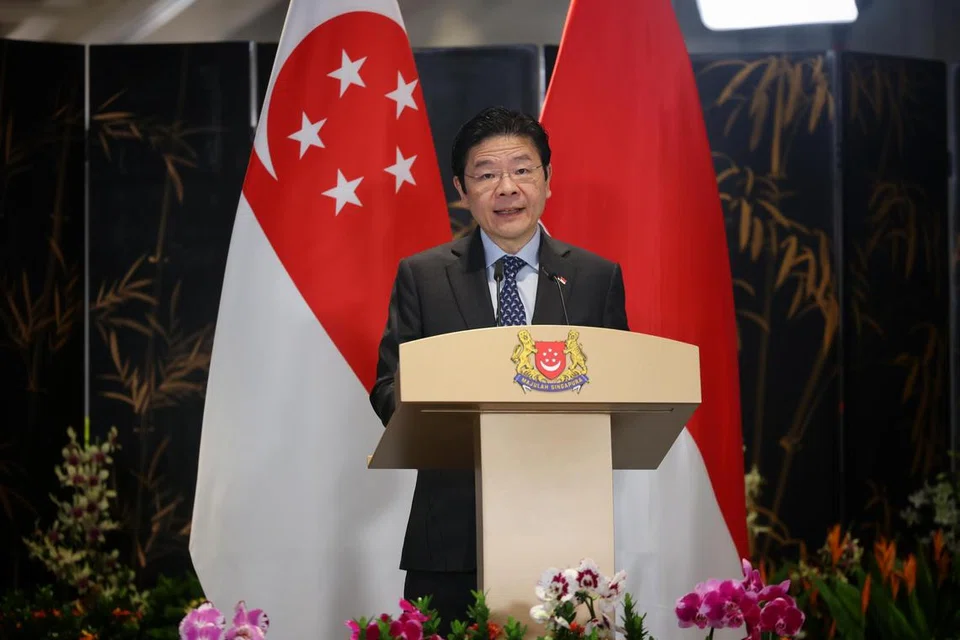 Perdana Menteri, Encik Lawrence Wong, menggariskan ekonomi hijau sebagai satu sektor kerjasama yang berpotensi.    