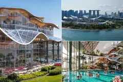 Therme Singapore, tarikan kesejahteraan, kolam termal