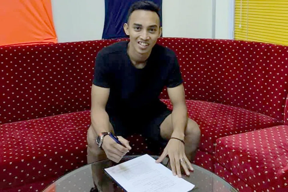 PERMULAAN BARU: Faris Ramli akan menyarung jersi Hougang United musim depan dan mengalu-alukan cabaran baru di SPL. - Foto FACEBOOK HOUGANG UNITED