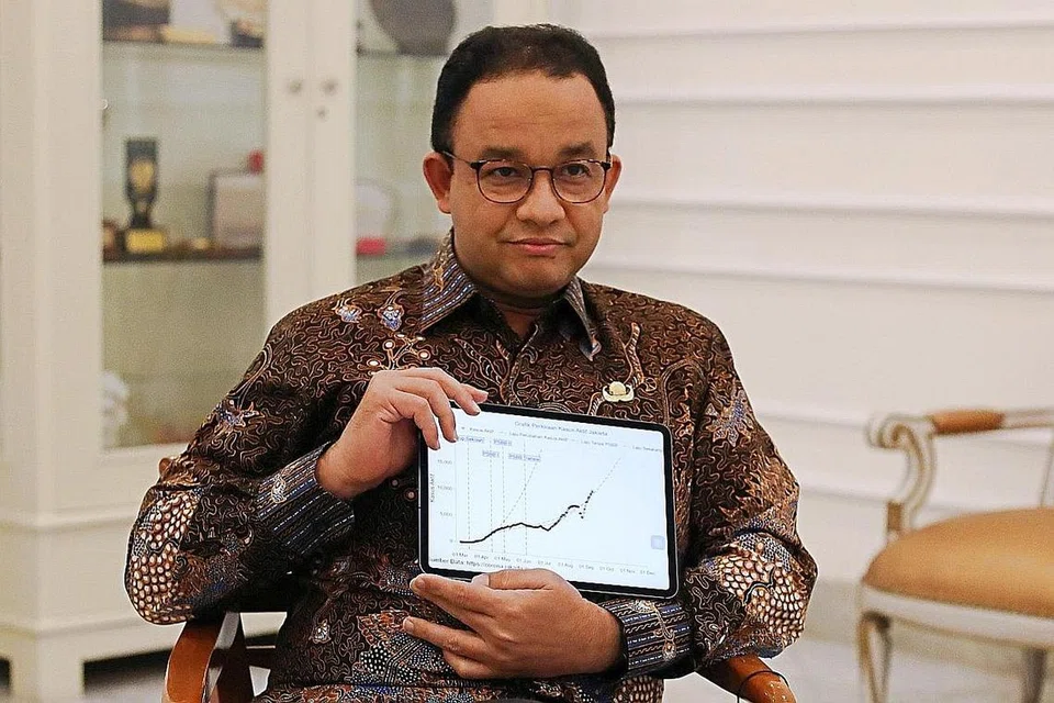 PERLU ASINGKAN DIRI: Gabenor Jakarta, Encik Anies Baswedan, positif Covid-19 dan akan menjalani pengasingan diri dan mengikuti prosedur pengubatan yang ditetapkan pasukan perubatan. - Foto REUTERS