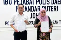 Exco Johor, laporan polis, hina Institusi Diraja Johor