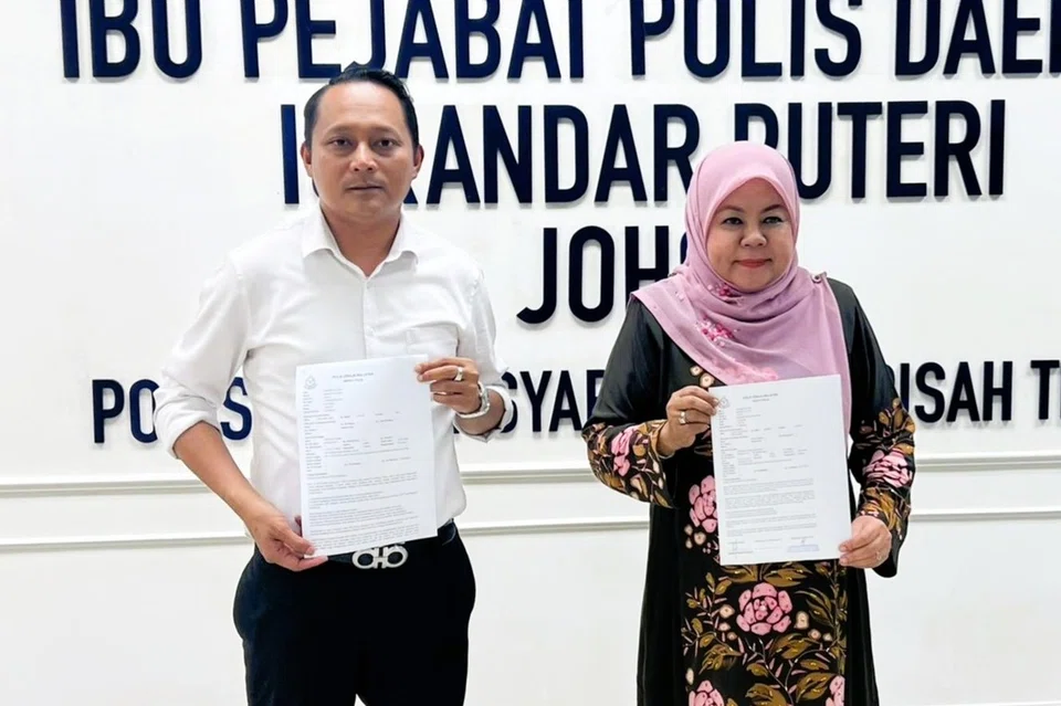 Exco Johor, laporan polis, hina Institusi Diraja Johor