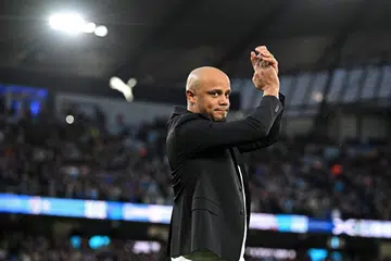 PEMACU PERUBAHAN: Pengurus Burnley, Vincent Kompany, dikatakan memainkan peranan besar dalam memacu perkembangan Burnley dan menyemai sifat kerja keras dalam kalangan pemain.