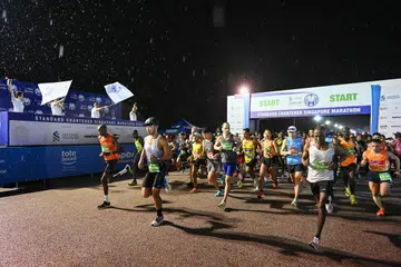 APLIKASI BARU: Antara ciri yang ditawar aplikasi SCSM+ termasuk perkembangan terkini tentang pertandingan maraton yang berlangsung.