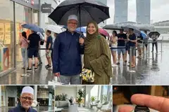 Foto dan video Encik Sujimy dimanipulasi oleh penipu yang menggunakan AI untuk menjual jam tangan. 