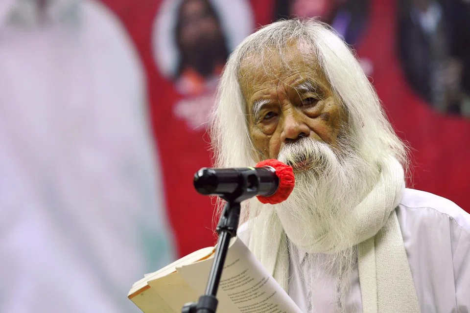 Sasterawan A. Samad Said di satu acara sastera di Selangor pada 2019.