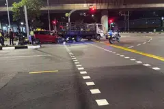 kemalangan, yishun, maut, penunggang motosikal