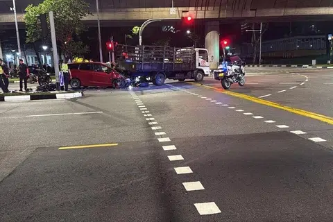 kemalangan, yishun, maut, penunggang motosikal