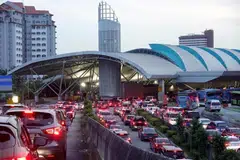 kesesakan lalu lintas, causeway, tuas