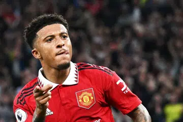 MASA DEPAN TIDAK MENENTU: Jadon Sancho berdepan dengan masa depan yang kurang pasti selepas bertengkar dengan pengurusnya di Manchester United. 
