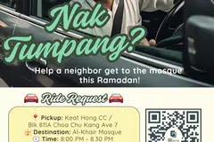 Inisiatif ‘Nak Tumpang?’ diharap dapat mengukuhkan ikatan dalam masyarakat, memupuk semangat prihatin dan kemurahan hati. 