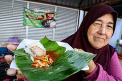nasi dagang, Mak Yah, Mersing