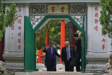 Presiden Amerika Syarikat, Encik Donald Trump, Presiden China, Encik Xi Jinping, kestabilan hubungan, sidang puncak, di Beijing
