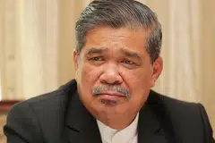 BERI PENGESAHAN: Encik Mohamad Sabu mengesahkan laporan media bahawa anaknya ditahan polis selepas didapati positif dadah.
