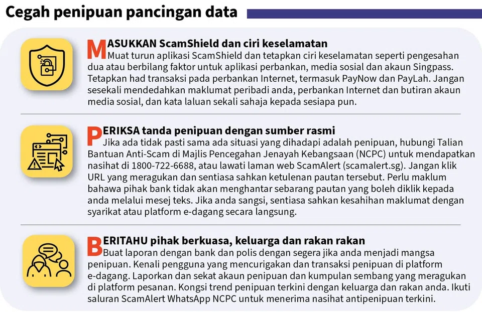 Terus berjaga-jaga dan cegah penipuan pancingan data.