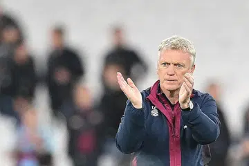 PUJI PEMAIN: Menurut Moyes Said Benrahma seorang pemain yang amat baik dan yakin akan tendangan lintangnya. Benrahma bermula dengan perlahan dan Moyes harap beliau dapat kembalikan rentak dengan baik pada masa akan datang. - Foto EPA-EFE/AFP