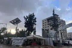 Tapak di kawasan tengah Gaza yang telah diperuntukkan untuk pembinaan sebuah poliklinik yang dibiayai warga Singapura.