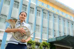 LANJUT PENDIDIKAN: Amira Qistina Norisham  diterima masuk Maktab Rendah Anderson-Serangoon (ASRJC) menerusi skim Pengambilan Masuk ke Sekolah secara Langsung (DSA) dalam bidang muzik. 