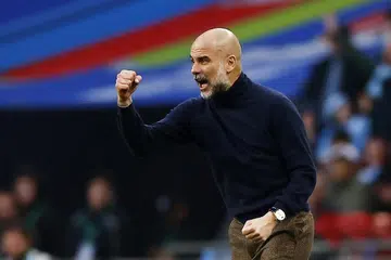 bola sepak, Piala Carabao, Manchester City, Arsenal, Pep Guardiola