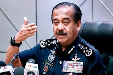 Ketua Polis Malaysia, Tan Sri Razarudin Husain.