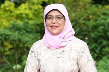 Presiden Halimah Yacob.
