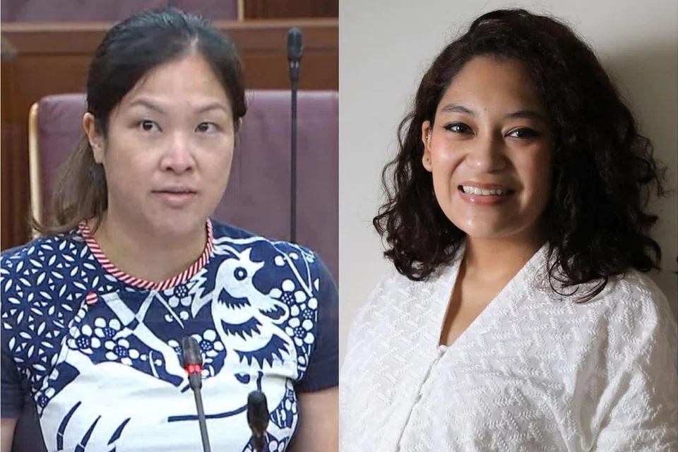 ANTARA PELANTIKAN: Cik He Ting Ru (kiri) dilantik sebagai timbalan setiausaha penganjur WP, sementara Cik Raeesah Khan menjadi timbalan bendahari.