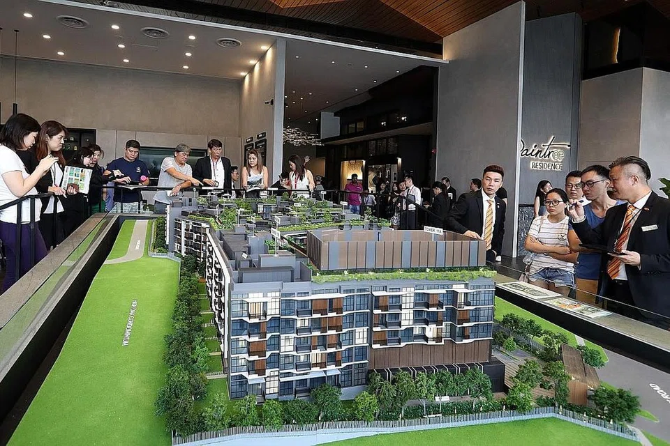 HARGA JUALAN LEBIH RENDAH: Daintree Residence di Toh Tuck Road merupakan hartanah privet pertama dilancar menyusuli penguatkuasaan kadar Cukai Setem Tambahan Pembeli (ABSD). - Foto WANBAO
