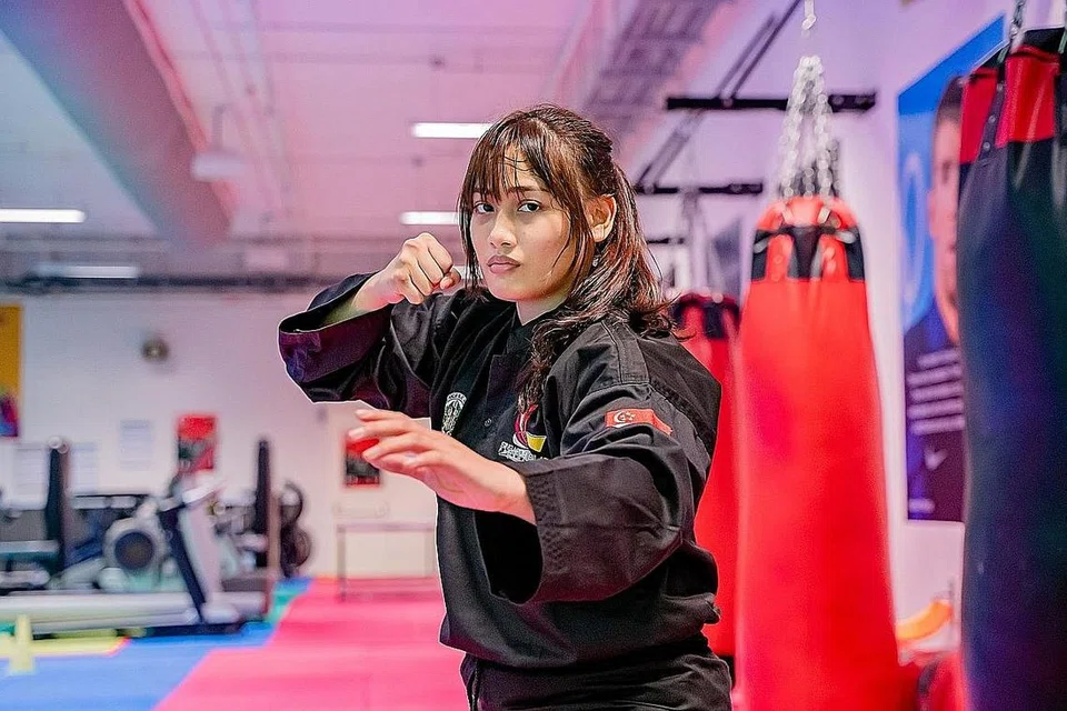 AWASI BERAT BADAN: Pesilat negara Siti Khadijah akan lebih fokus kepada menjaga berat badannya semasa bulan puasa kerana bakal beraksi di dalam kategori baru, Wanita Kelas F (70-75kg) di Sukan SEA bulan depan. - Foto BH oleh NUR DIYANA TAHA