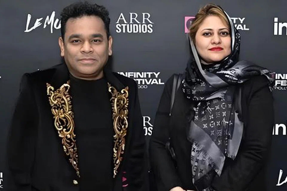 A.R. Rahman (kiri) dan isterinya, Saira Banu, terpaksa membuat keputusan berat berpisah kerana memerlukan ruang peribadi dan tidak sehaluan lagi.