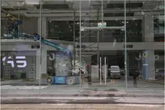 Ruang pamer kosong di 1 Chang Charn Road pada 24 Januari. Pengedaran Alfa Romeo dan Jeep akan ditutup menjelang Jun.
