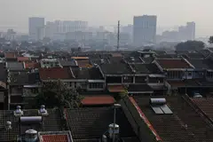 DILANDA JEREBU: Kuala Lumpur turut terjejas dengan mutu udara tidak sihat pada 29 September 2023.  