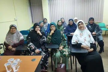 Antara pelajar Kempen Celik Al-Quran (KCQ) di Pergeraq yang tekun dan berdedikasi menimba ilmu Al-Quran.