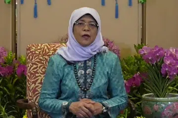 Presiden Halimah Yacob. 