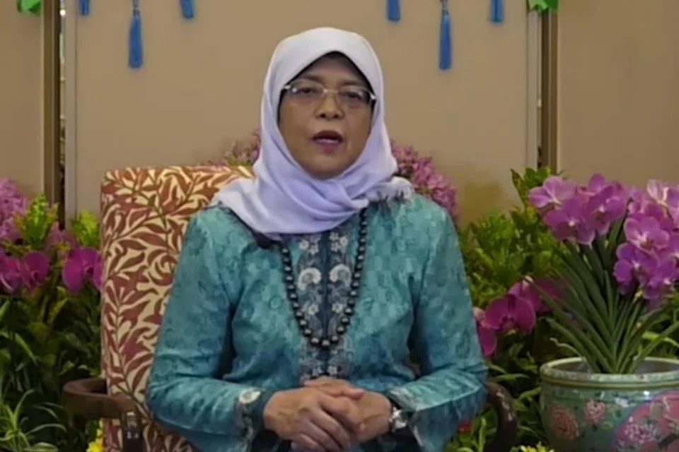 Presiden Halimah Yacob. 