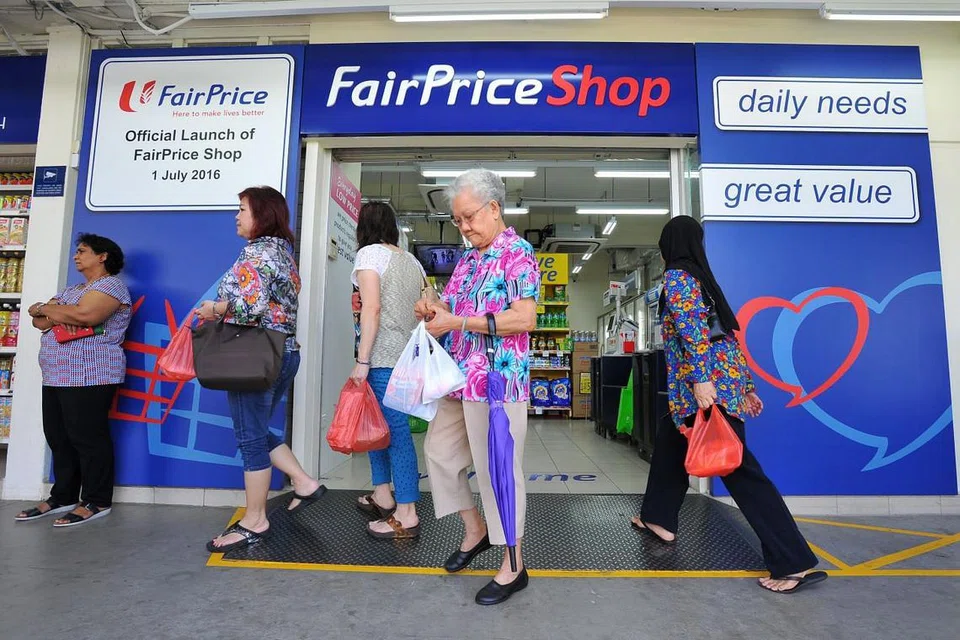 FairPrice Shop di Eunos ini satu daripada dua yang dibuka pada 1 Julai 2016. Satu lagi di Circuit Road. 