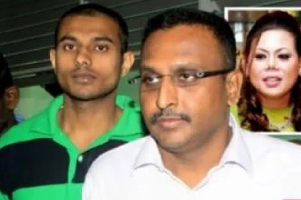 Mahkamah Persekutuan pada 8 Oktober mengekalkan hukuman gantung sampai mati bagi N. Pathmanabhan (depan) dan T. Thilaiyalagan kerana  membunuh jutawan kosmetik Malaysia, Datuk Sosilawati Lawiya (gambar sisipan), dan tiga lagi mangsa pada 2010. 