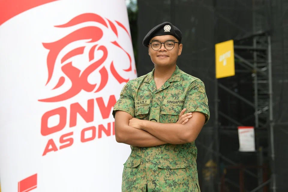 SUMBANG KEMBALI: Lans Koperal (LCP) Mohammed Azly Mohamed Shahril, 21 tahun, berbangga kerana diberi peluang untuk berkhidmat pada Perbarisan Hari Kebangsaan 2023.