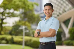 Encik Anwar Haqam Abdul Latiff, 26 tahun, menganggap laluan bekerja sambil belajar memberi pengalaman berharga untuknya.