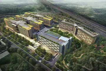 KEMUDAHAN DI UTARA: Kampus Kesihatan Woodlands atau WHC akan mula menerima pesakit pada 2022 dan menyediakan 1,800 katil dan memanfaatkan teknologi bijak bagi merawat pesakit. - Foto: KEMENTERIAN KESIHATAN 