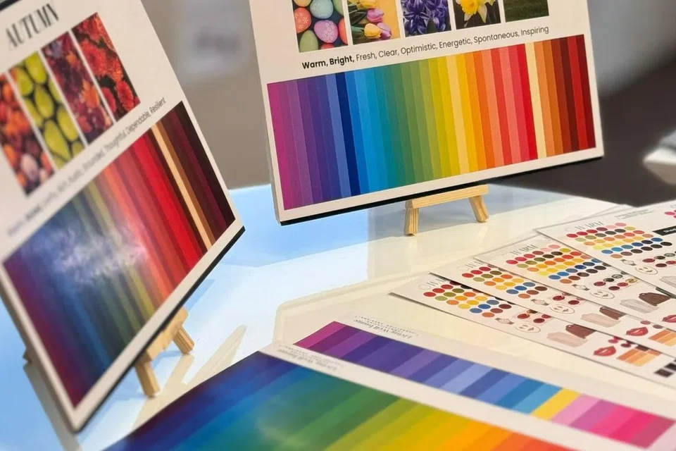 Analisis warna sering dibahagikan mengikut palet bermusim seperti musim bunga, musim panas, musim luruh dan musim sejuk.