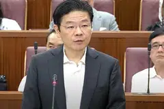 Timbalan Perdana Menteri merangkap Menteri Kewangan, Encik Lawrence Wong, menggulung bahas Belanjawan 2024 di Parlimen pada 28 Februari. 