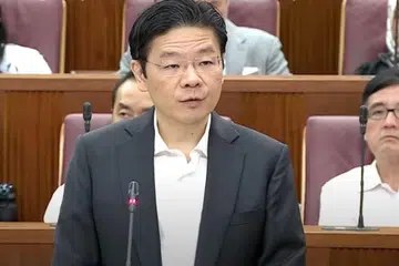 Timbalan Perdana Menteri merangkap Menteri Kewangan, Encik Lawrence Wong, menggulung bahas Belanjawan 2024 di Parlimen pada 28 Februari. 