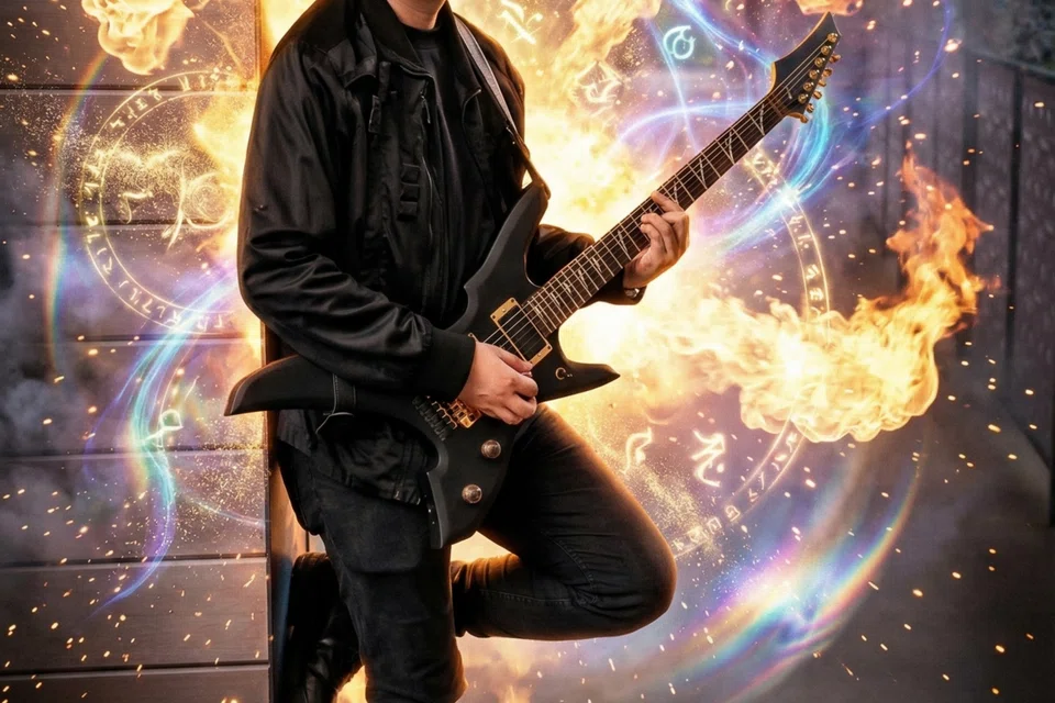 gitar, instrumental, pasaran antarabangsa, Amyr Abadawn